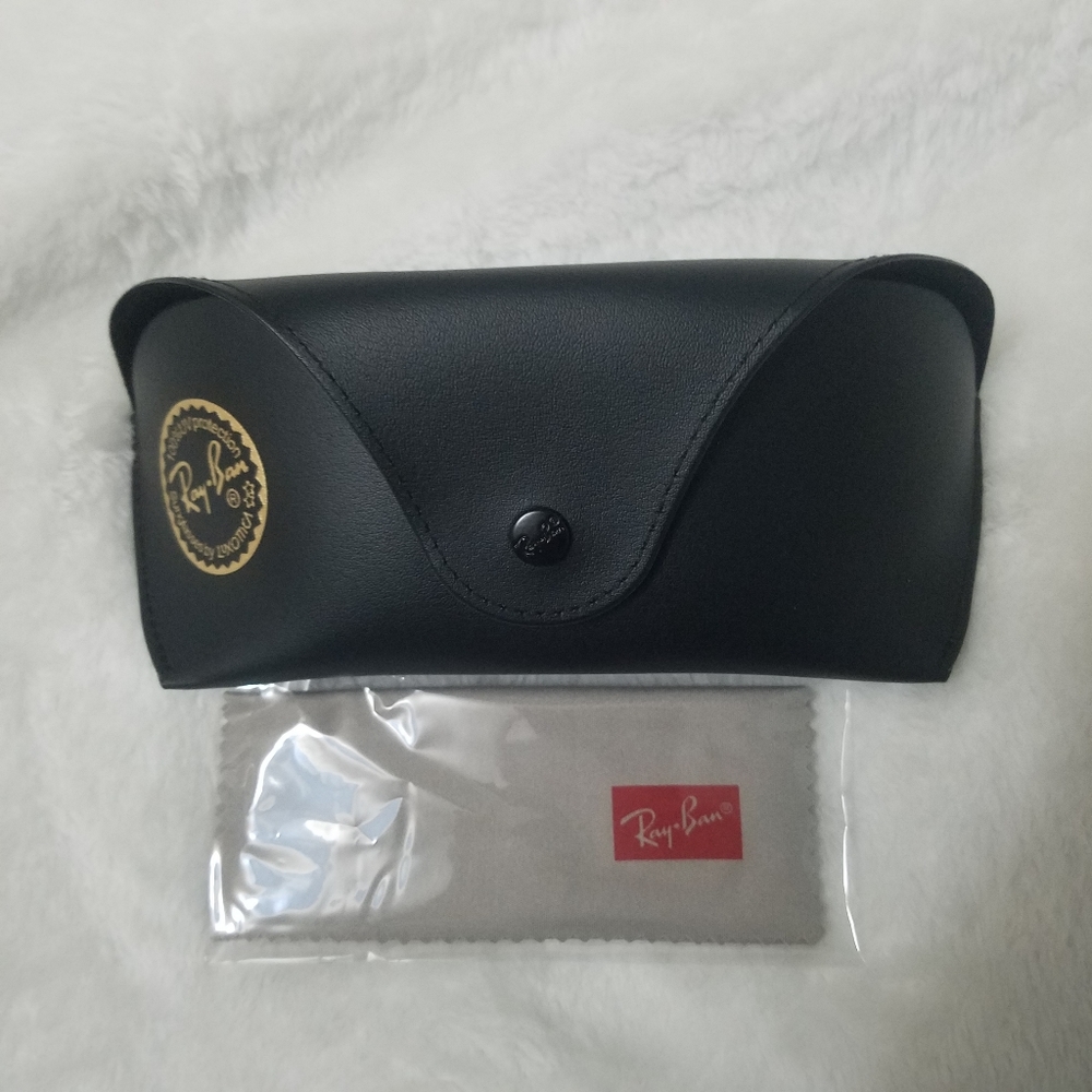 Ray-Ban Sunglass and Eyewear Case with Belt Loop and Microfiber Cloth